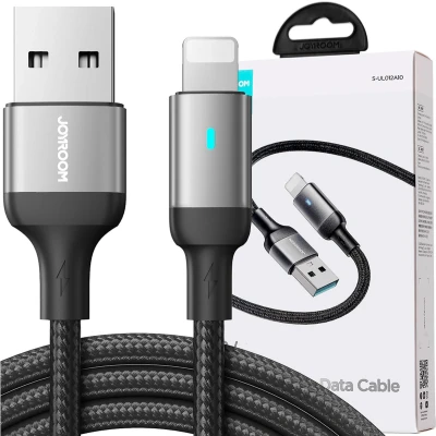 Afbeelding van Joyroom USB kabel Lightning 2.4A A10 serie 1,2 m zwart (S UL012A10)