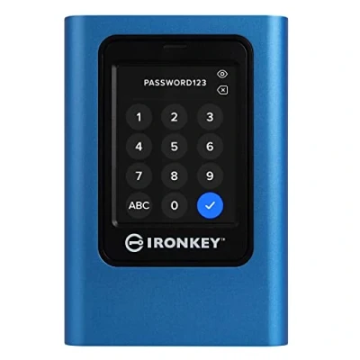 Afbeelding van IronKey Vault Privacy 80 Externe SSD 960GB Blauw