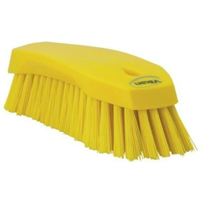 Image de VIKAN 38906 brosse à main L, 200 mm, polyester, dur, jaune 3890/6
