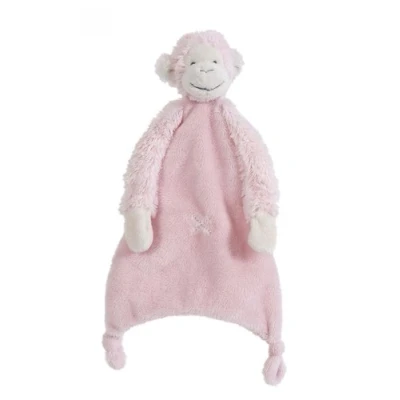 Afbeelding van Happy Horse Knuffeldoekje Aap Mickey Roze