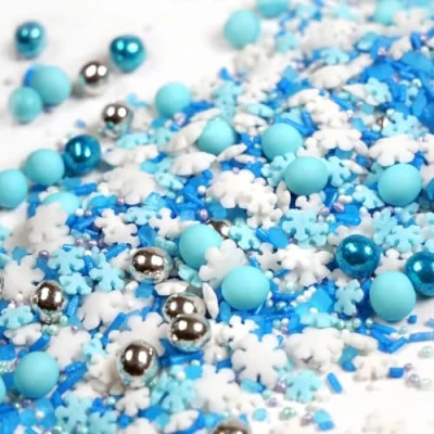 Image de Streuselheld Glaçage Princesse des Neiges 40 g pour décorer et toutes sortes de pâtisseries comme gâteaux, biscuits, sucres