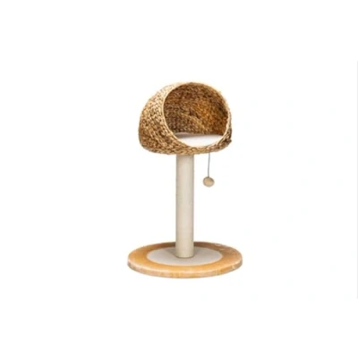 Afbeelding van Karlie Krabpaal Little Hole Banana Leaf Beige H93 x L56 B56 cm