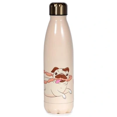 Afbeelding van Puckator Thermosfles van staal, 500 ml, mopshond