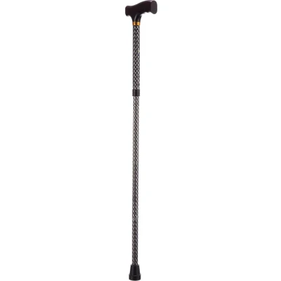 Afbeelding van Opvouwbare wandelstok Etched Black 76 89 cm