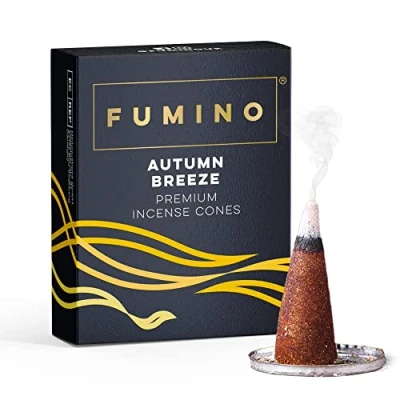 Afbeelding van Fumino Natuurlijke wierookkegels met herfstbries 20 verse Masala Agarbatti Joss Smoke geuren voor ontspanning, meditatie, ontspanning en woondecoratie