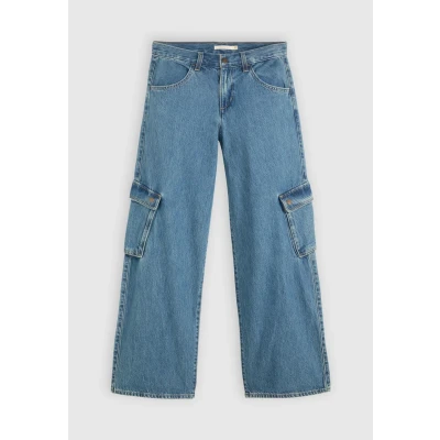 Afbeelding van Levi&#039;s Superlow Loose Relaxed fit jeans, Dames, Maat: 25x30, All over blue