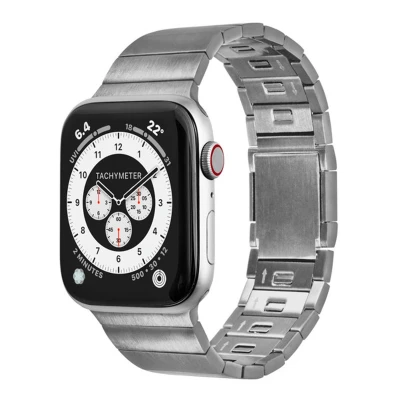 Afbeelding van LAUT Links 2.0 Stainless Steel Apple Watch 42mm / 44mm 45mm 49mm silver LAWLL2SL