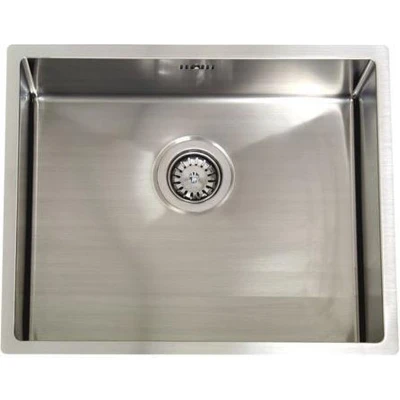Afbeelding van ABK Bingara rvs spoelbak 50x40cm vlakinbouw onderbouw en opbouw BIN50FVI