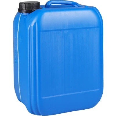 Afbeelding van 10 liter jerrycan voor water en gevaarlijke vloeistoffen blauw