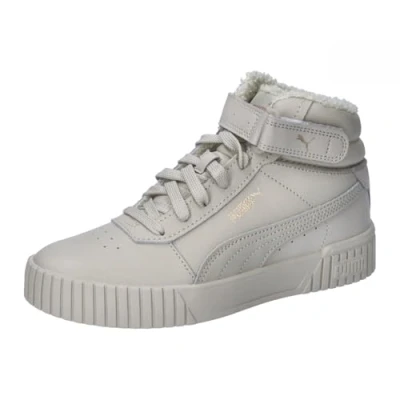 Afbeelding van PUMA Carina 2.0 Mid Wtr Sneakers voor dames, Desert Dust Goud