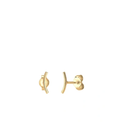 Afbeelding van Elli Basic Design Oorbellen, Dames, Maat: One Size, Goldfarben