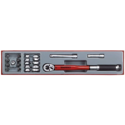 Afbeelding van TTX3892 Momentsleutel 3/8 +opsteeksl +acc.Tx Tray 22dlg