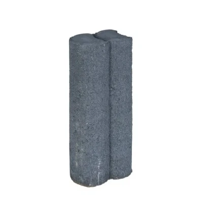 Afbeelding van 25 stuks! Duo palissaden zwart 6x8.3h25 cm Gardenlux