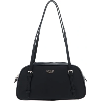 Afbeelding van Guess Cerelia Satchel Handtas, Dames, Maat: One Size, Black