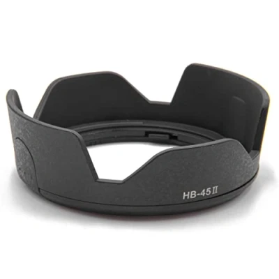 Afbeelding van vhbw Zonneklep van kunststof, zwart, compatibel met de Nikon HB 45 II camera