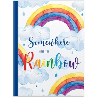 Afbeelding van RNKVERLAG 46807 Notitieboek &quot;Over the Rainbow&quot;, DIN A4, blanco, 96 vellen, 70 g/m², 1 stuk