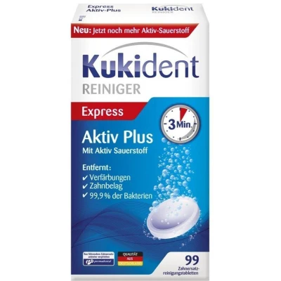 Afbeelding van Kukident AktivPlus 99 tabletten