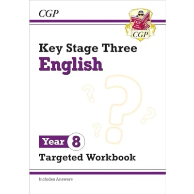 Afbeelding van CGP KS3 Targeted Workbooks English Year 8 Workbook (with answers)
