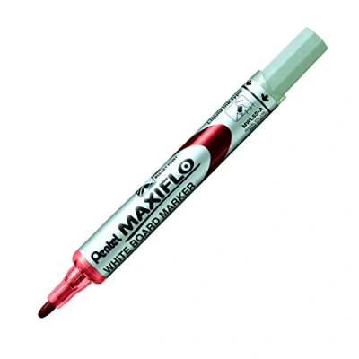 Image de Maxiflo Marqueur Pour Tableaux Blanc Pointe Ogive Fine Rouge