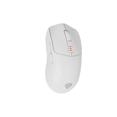 Afbeelding van GENESIS NMG 2114 Zircon 500 Game muis Wit Draadloos FPS en RTS Programeerbaar USB C Comfortabel PMW3325 Optische Sensor