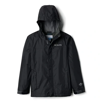 Afbeelding van Columbia Watertight Unisex Regenjas voor kinderen, Maat: 128, Black