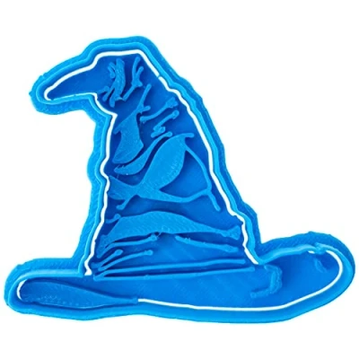 Afbeelding van Cuticuter Harry Potter uitsteekvorm van kunststof, blauw, 8 x 7 1,5 cm