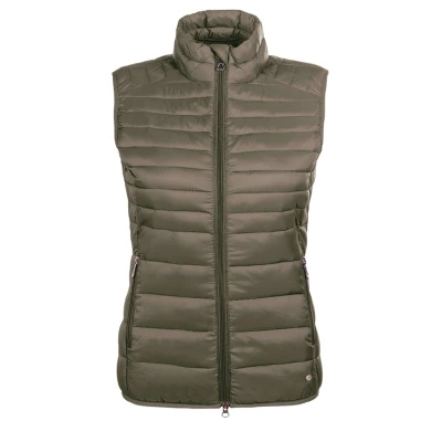 Afbeelding van HKM Bodywarmer Lena Gewatteerd Olijfgroen XXS