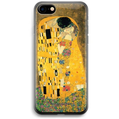 Afbeelding van Case Company® hoesje geschikt voor iPhone 7 Der Kuss Soft Cover Telefoonhoesje Bescherming aan alle Kanten en Schermrand