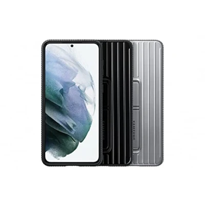 Afbeelding van Samsung Protective Standing Hoesje geschikt voor S21 Plus Zwart