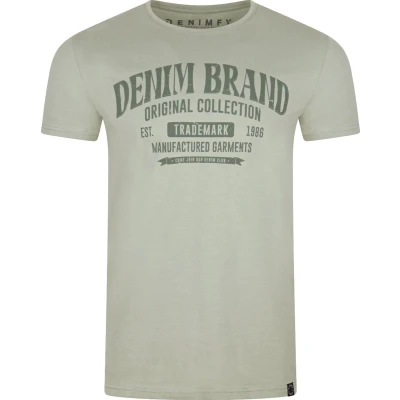 Afbeelding van DENIMFY Heren T Shirt DFNuri regular fit Zwart XL Ronde Hals Volwassenen
