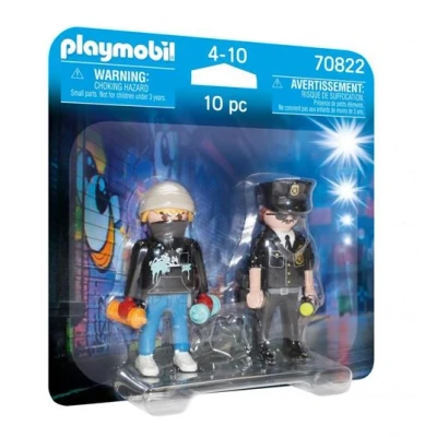 Afbeelding van Playmobile Playmobil DuoPack politieagent en sproeier