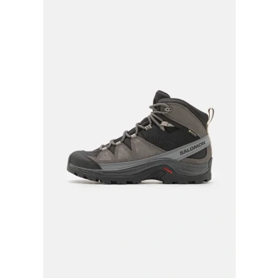 Afbeelding van Salomon Quest ROVE GTX Outdoorschoenen, Dames, Maat: 44, Black/magnet/quiet shade Leer en textiel