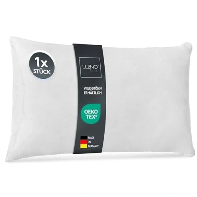 Afbeelding van LILENO HOME Set van 1 kussen, 70 x 90 cm, wasbaar binnenkussen voor mensen met een allergie, polyester kussen als bankkussen, cocktailkussen en