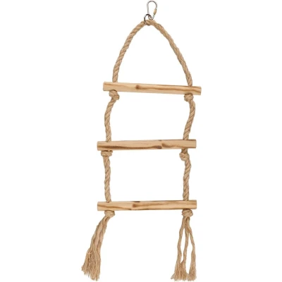 Afbeelding van Flamingo Vogelspeelgoed Bbq Touwladder 12.5x1.5x40 cm Beige Natural