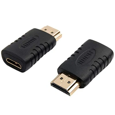 Afbeelding van PremiumCord mini HDMI adapter, vergulde aansluiting naar stekker voor Full HD 1080p 3D, zwart