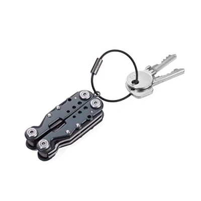 Afbeelding van Mini Tool Keyring met 10 Functies Aluminium