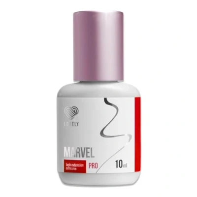Afbeelding van LOVELY MARVEL wimperlijm (10 ml, kleur: zwart), snelle lijm, droogtijd: 1 seconde, 8 weken hechting, geringe stoomontwikkeling, zeer resistent, voor wimperverlenging