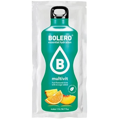 Image de Bolero Lot de 12 sachets boisson instantanée multivitaminée, 9 g