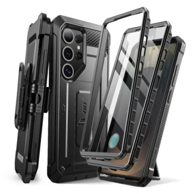 Afbeelding van Supcase UB Pro hoesje geschikt voor Samsung Galaxy S25 Ultra Met en zonder screen protector Zwart