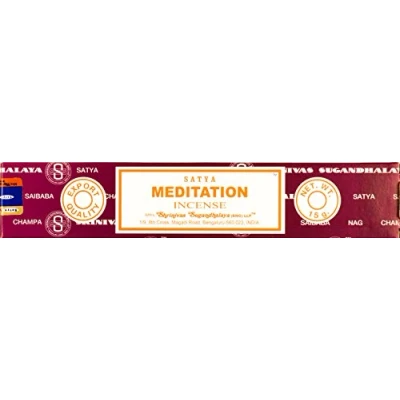 Afbeelding van Wierookstokjes Satya Meditation (los pakje van 15 gram)