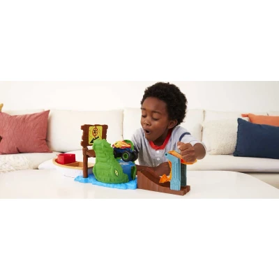 Afbeelding van Hot Wheels Monstertrucks Hongerig Moeras Color Shifters Racebaan