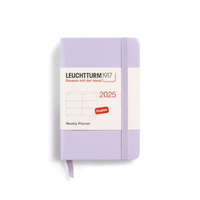 Afbeelding van Leuchtturm1917 Weekly Planner A7 Mini 12 maanden 2025 Hardcover Lilac