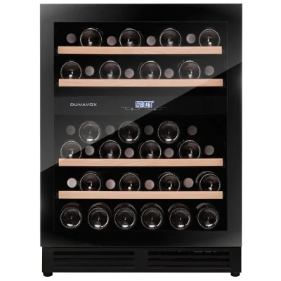 Afbeelding van Dunavox Flow 45 Wijnkoelkast DAUF 45.125DSS.TO 2 Zones Zwart