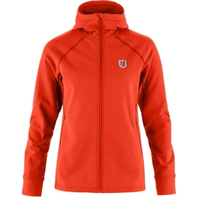 Afbeelding van Expedition Hoodie Fleece Vest Dames Flame Orange 470 S Oranje