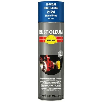 Afbeelding van Rust Oleum 2100 Hard Hat 500ml Spray RAL 5003 HG