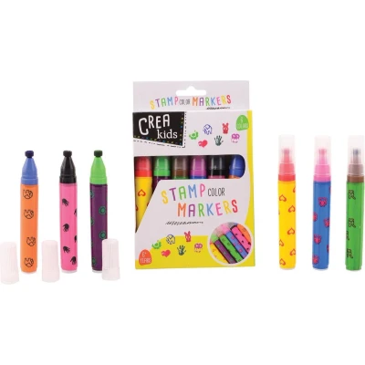 Afbeelding van Crea kids set a 6 stempel markers 28310