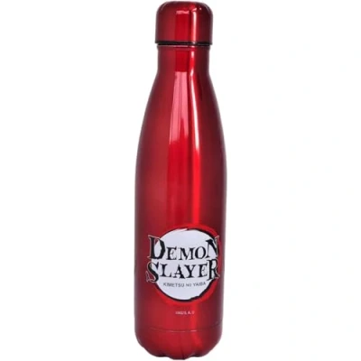Afbeelding van Demon Slayer Dubbelwandige thermosfles, herbruikbaar, roestvrij staal, rood, houdt 12 uur warm en koud, voor sport, reizen, dagelijks gebruik, 500 ml, BPA vrij, officiële licentie