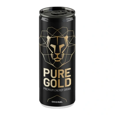 Afbeelding van Pure Gold Energy Drink Blik 24 x 250 ml