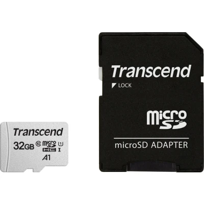 Afbeelding van Transcend GB 32 micro SD Class 10 U1 300S geheugenkaart, incl. adapter