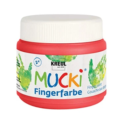Afbeelding van Mucki Vingerverf Rood, 150ml